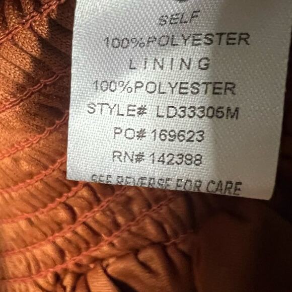 Fashion Nova Dress Womens XS Brown Leopard Print Smocked Ruffle Cottagecore - Picture 6 of 6